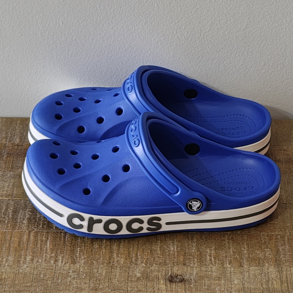 Crocs Bayaband Clogs Men's Size 7/ Women's Size 9 Blue